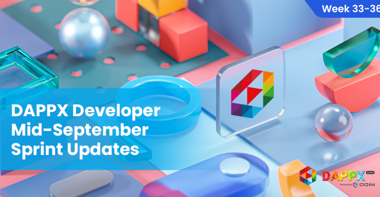 DAPPX Developer Updates September 2022